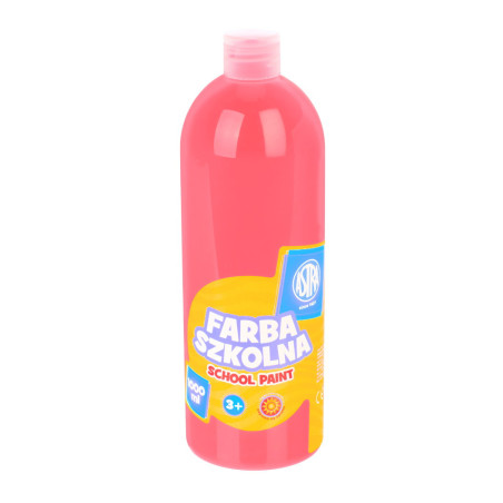 Farba szkolna Astra 1000 ml czerwona 