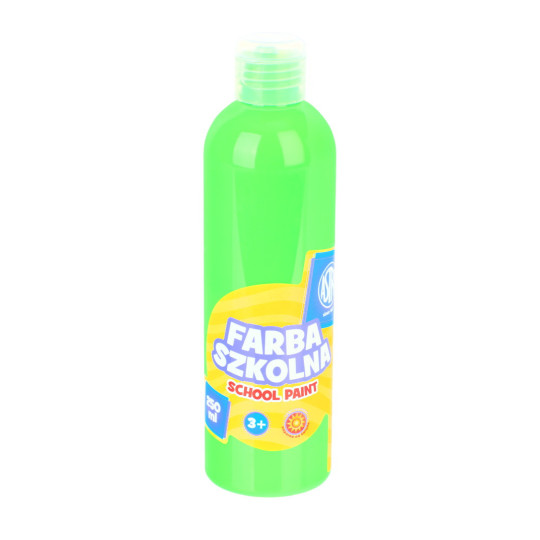 Farba szkolna Astra 250 ml fluorescencyjna zielona 