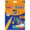 Kredki ołówkowe BIC Kids Evolution Stripes 18kol.