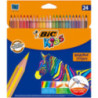 Kredki ołówkowe BIC Kids Evolution Stripes 24kol.