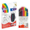 Kredki ołówkowe trókątne Super Soft 36 kolorów 