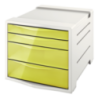 Pojemnik z szufladami Esselte Colour"Ice żółty