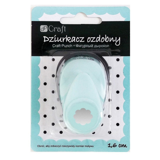 Dziurkacz ozdobny 1.6cm Kółko z falbanką 2 JCDZ-105-255 Dalprint