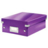 Pudełko z przgródkami Leitz Click & Store WOW małe fioletowe