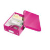 Pudełko z przgródkami Leitz Click & Store WOW małe różowe