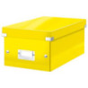 Pudełko na DVD Leitz Click & Store WOW żółte