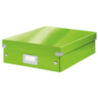 Pudełko z przgródkami Leitz Click & Store WOW średnie zielone