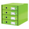 Pojemnik A4 z 4 szufladami Leitz Click&Store WOW zielony