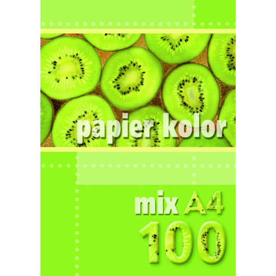 Papier ksero A4 80g 100ark. mix 5 kolorów