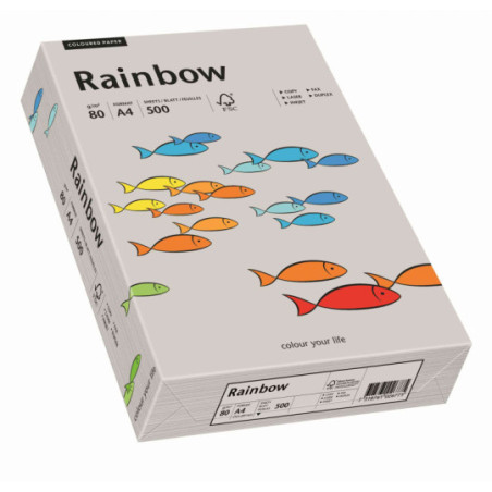 Papier ksero Rainbow A4 80g szary R96 Papyrus