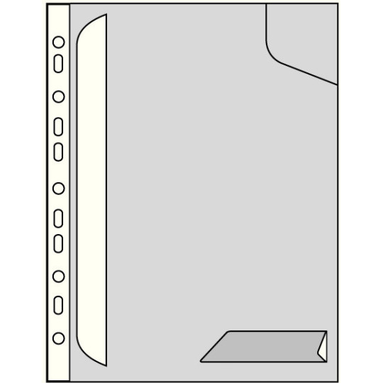 Folder ofertowy usztywniony Leitz CombiFile A4/3szt niebieski 200mic