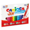 Zestaw pisaków Carioca Joy 18 kolorów łatwozmywalne