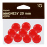 Magnes 20 mm Grand 1szt. czerwony