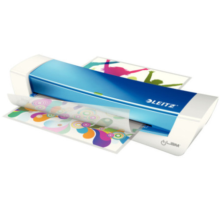 Laminator A4 Leitz iLAM Home Office metaliczny niebieski