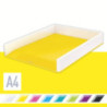 Półka na dokumenty Leitz Plus WOW biało/żółta