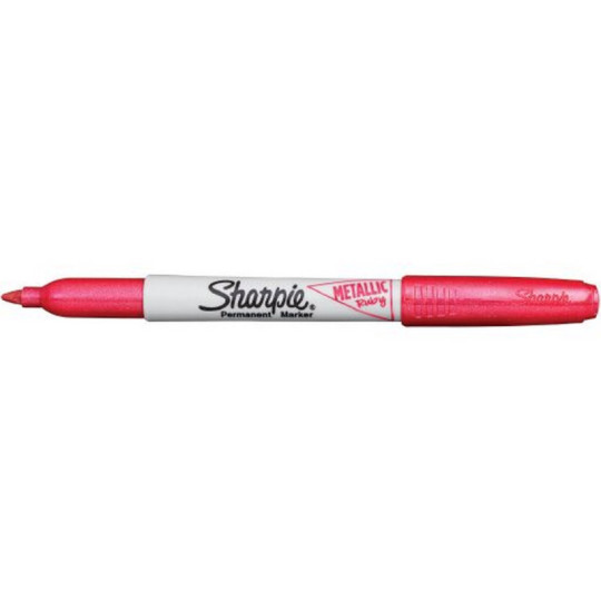 Marker metaliczny permanentny Sharpie F czerwony 