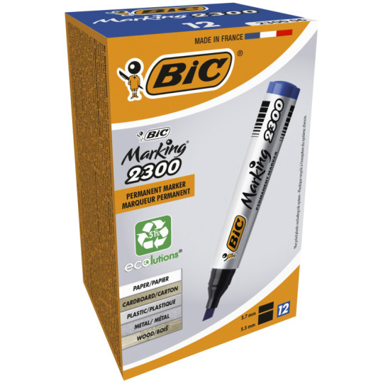 Marker permanentny BIC Marking 2300 niebieski