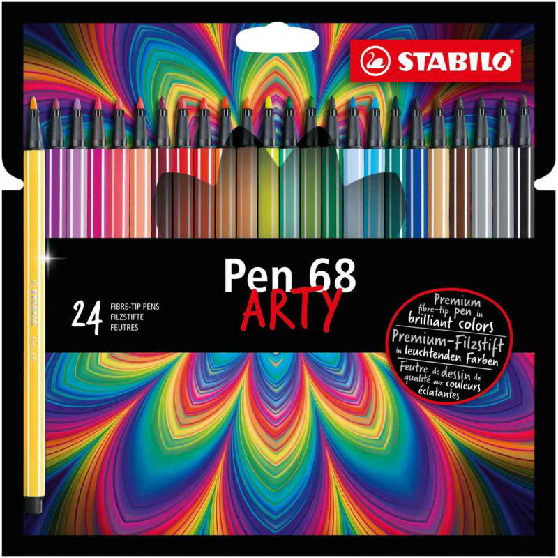 Flamastry Stabilo Pen 68 ARTY 24 kolory