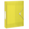 Teczka z gumką Esselte Colour"Ice poszerzana A4/40mm żółta
