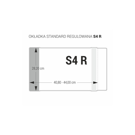 Okładka regulowana standard S4 OZK-49 x25 Biurfol