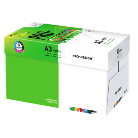 Papier ksero satynowy A3/200g Pro Design 250ark 168 CIE