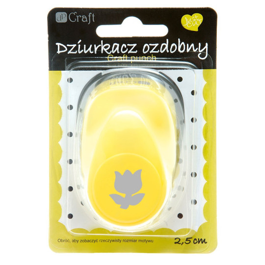 Dziurkacz ozdobny 2,5 cm Tulipan JCDZ-110-037 dpCraft