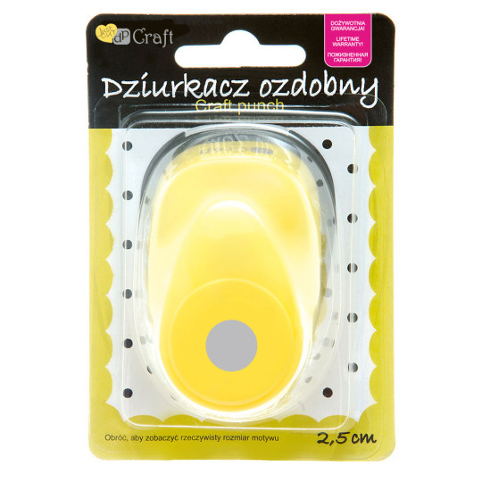 Dziurkacz ozdobny 1,9 cm Koło 3 JCDZ-110-114 dpCraft