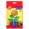 Kredki ołówkowe Koh-I-Noor Jumbo 24 kolory
