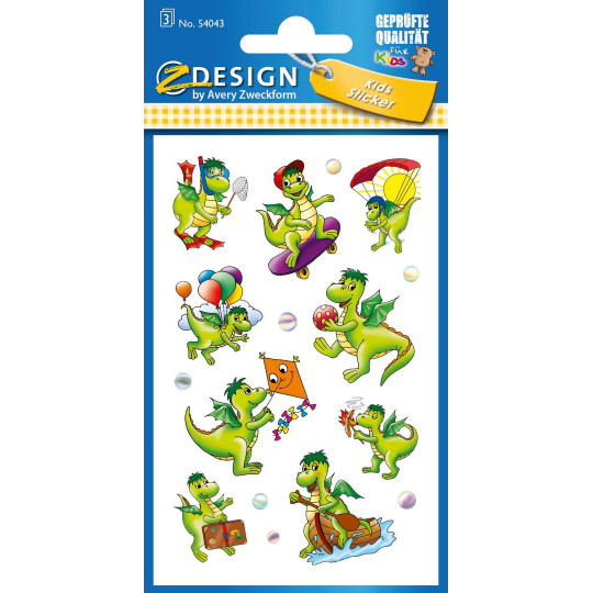 Naklejki Z-Design Kids dinozaury 54043 Avery