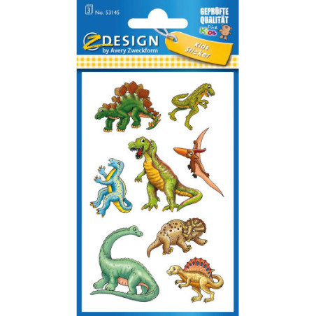 Naklejki Z-Design Kids Dinozaury 53145 Avery