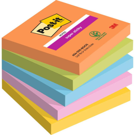 Karteczki samoprzylepne Post-it Super Sticky Boost 76x76mm 5x90k
