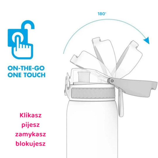 Butelka na wodę Recyclone 1000 ml ION8 BPA Free Aqua