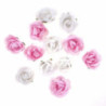 Róże papierowe 12szt białe, różowe CEKP-088 Dalprint
