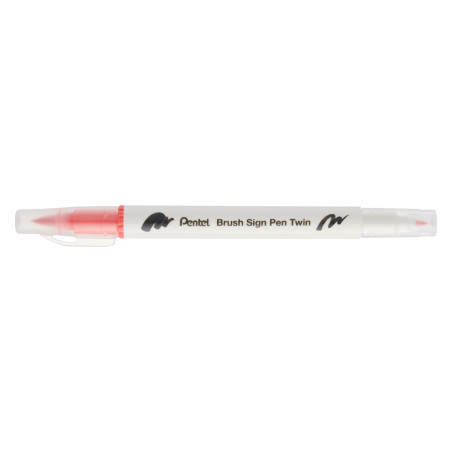 Pisak Brush dwustronna końcówka SESW30C-T135 Pentel Coral Pink