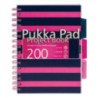 Kołozeszyt A5/100 Pukka Pad Project Book Navy różowy