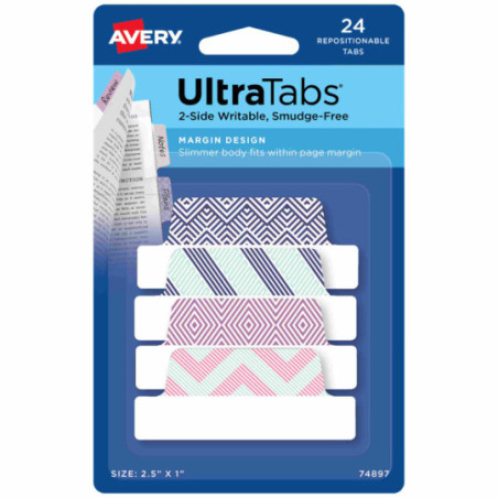 Zakładki indeksujące Ultra Tabs 63 Design 6 Avery