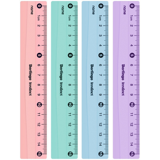 Linijka 15cm Instinct 1szt. Berlingo