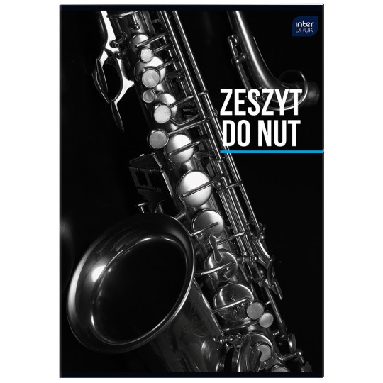 Zeszyt do nut A4, pionowy, mix, 16 kartek, Interdruk