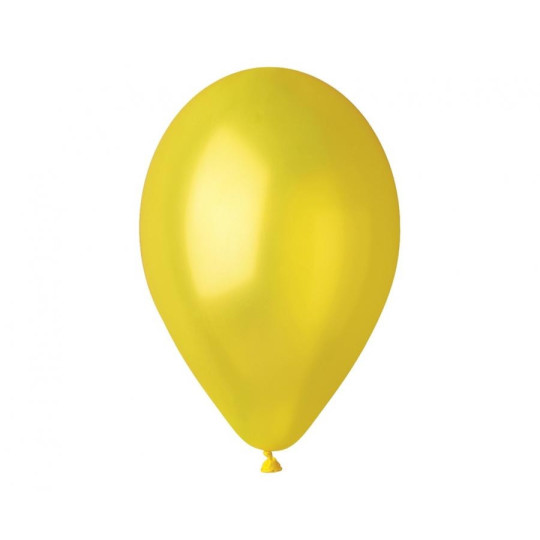 Balony żółte metalizowane śr. 80cm (100szt) GM90/30 GoDan