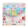 Girlanda balonowa urodzinowa DIY pastelowa 65szt Godan