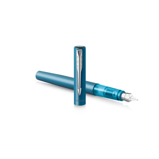 Parker Vector Teal pióro wieczne i tabliczka z grawerem I Komunia 