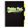 Kołozeszyt A4/100k. kr Project Book Black&Lime Green 80g Pukka Pad