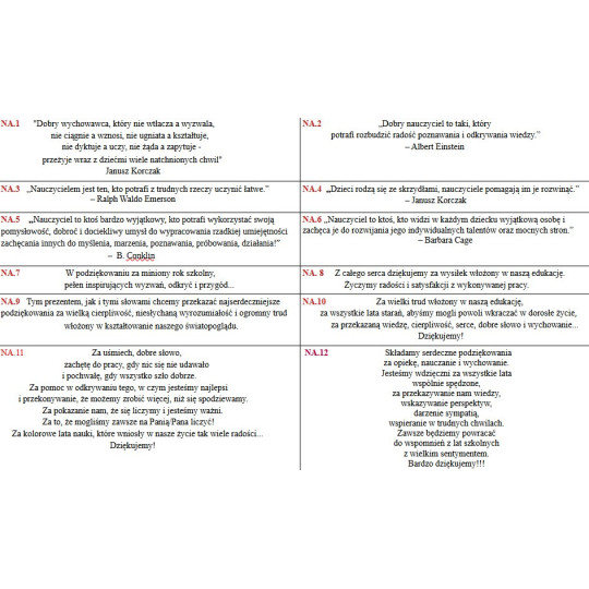 Długopis Parker Jotter GT i tabliczka z grawerem dla nauczyciela