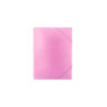 Teczka z gumką A4/PP pastel różowy Biurfol