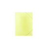 Teczka z gumką A4/PP pastel żółty Biurfol