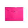 Teczka kopertowa A4 PP neon różowa Biurfol