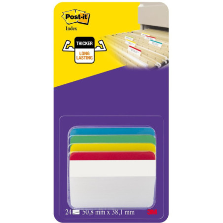 Zakladki indeksujące Post-it Strong 4kol. 50,8x38,1mm