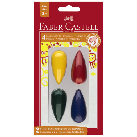 Kredki świecowe Faber Castell 4 kolory 