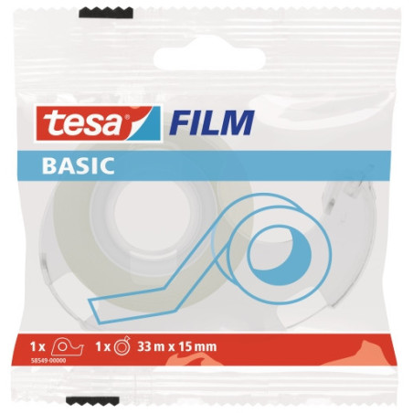 Taśma klejąca Tesa Film Basic 15mmx33m transparetna 58549