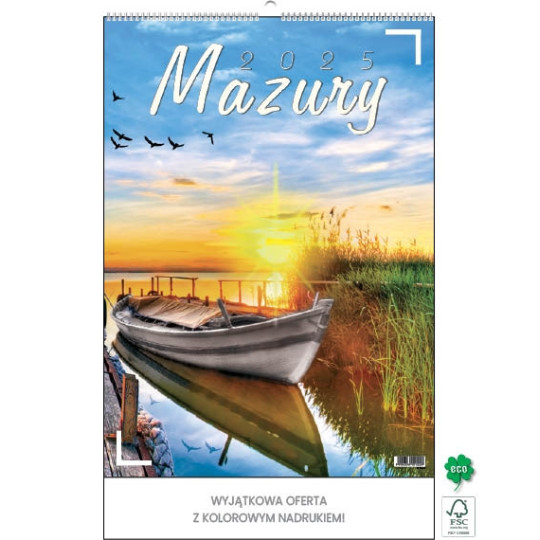 Kalendarz wieloplanszowy standard Mazury WP122 Jotan